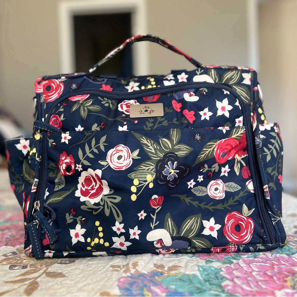 Ju-Ju-Be Navy Floral Mini Bag